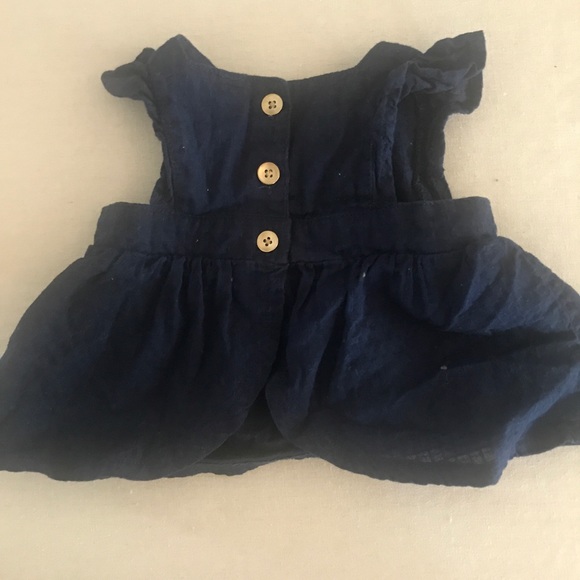 Blue 2 piece set tie dye baby girl - Picture 3 of 4